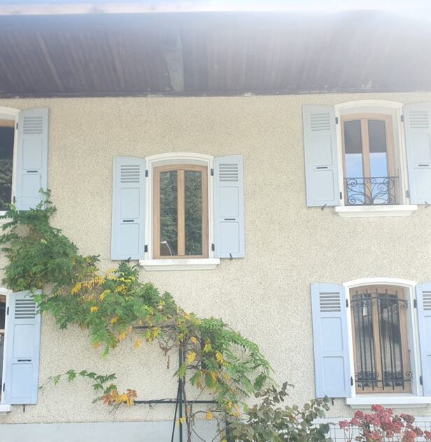 Fenêtre cintrées RFP chêne mate